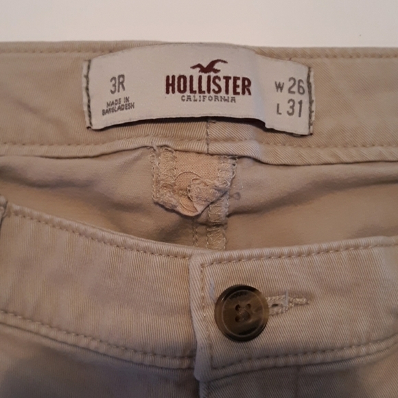 Hollister 3R 26 x 31 khaki skinny leg - Picture 4 of 4